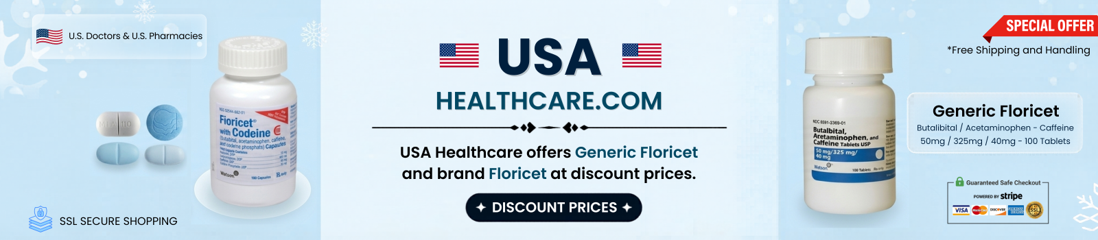 USA Health Care, Buy Fioricet Online